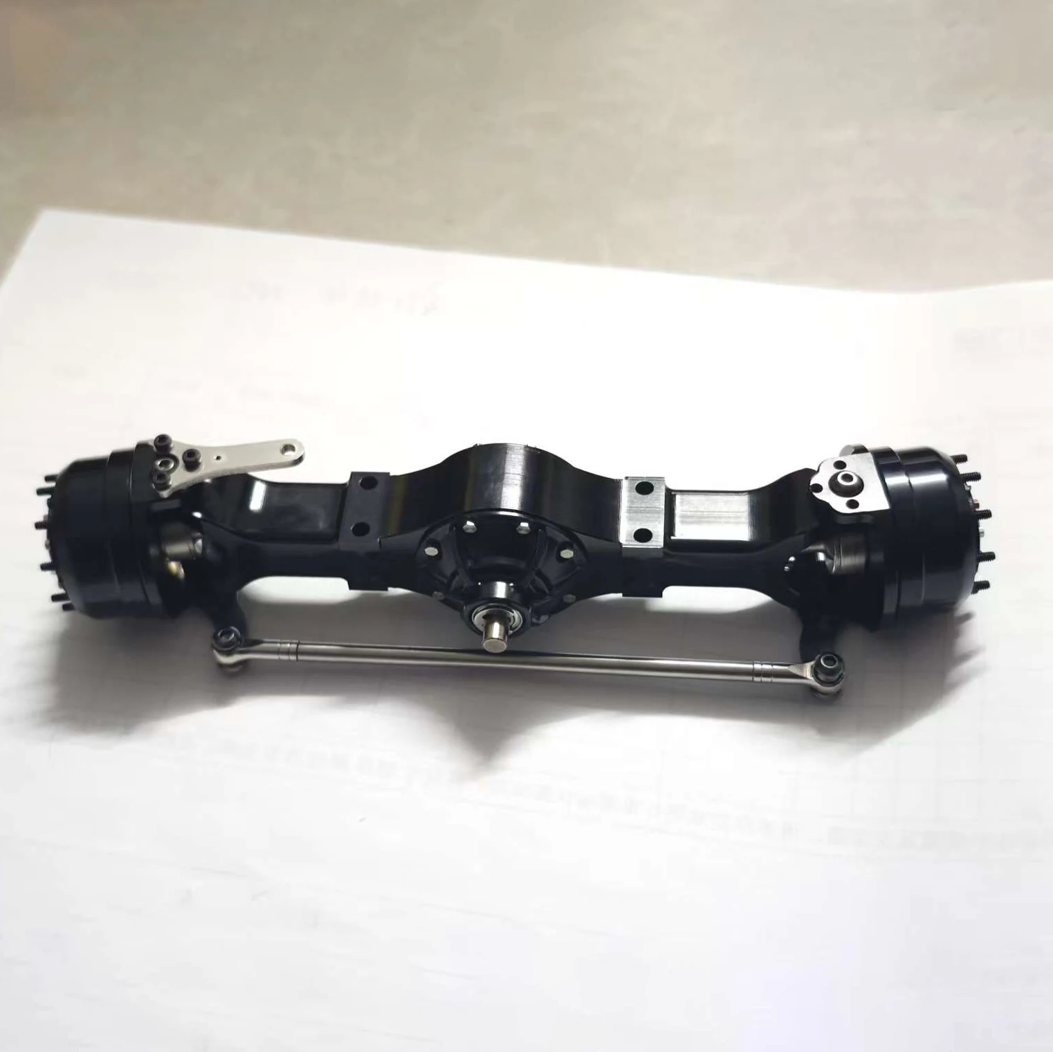 

1:14 All Metal 8X8 Axle for 1/14 Tamiya RC Dump Truck SCANIA 770S R620 VOLVO 750 Mercedes-Benz ACTROS 3363 MAN Car Axle Parts