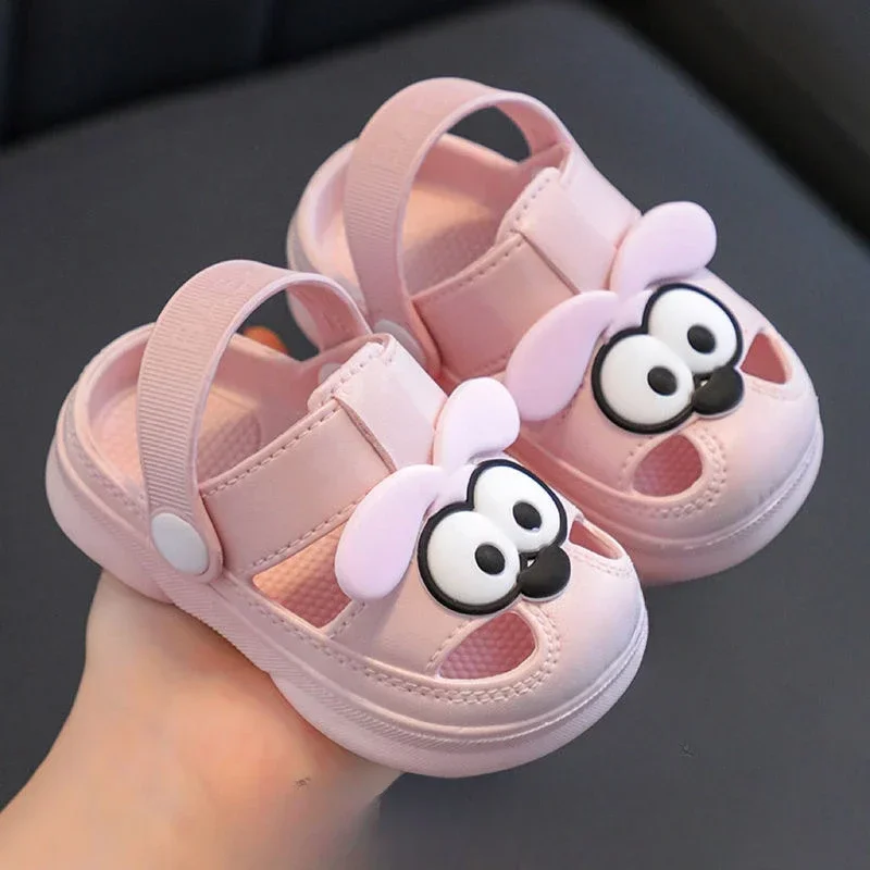 2024 Summer New Baby Hole Shoes Children Nice Non -slip Soft Floor Old Boys Girl Beach Sandals 1 -5 Years