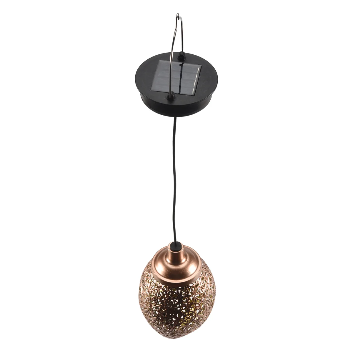 Qualitative! Solar Powered LED Moroccan Hanging Lantern Retro Moroccan Pattern Projection Lamp Outdoor Garden Decor Fairy Light