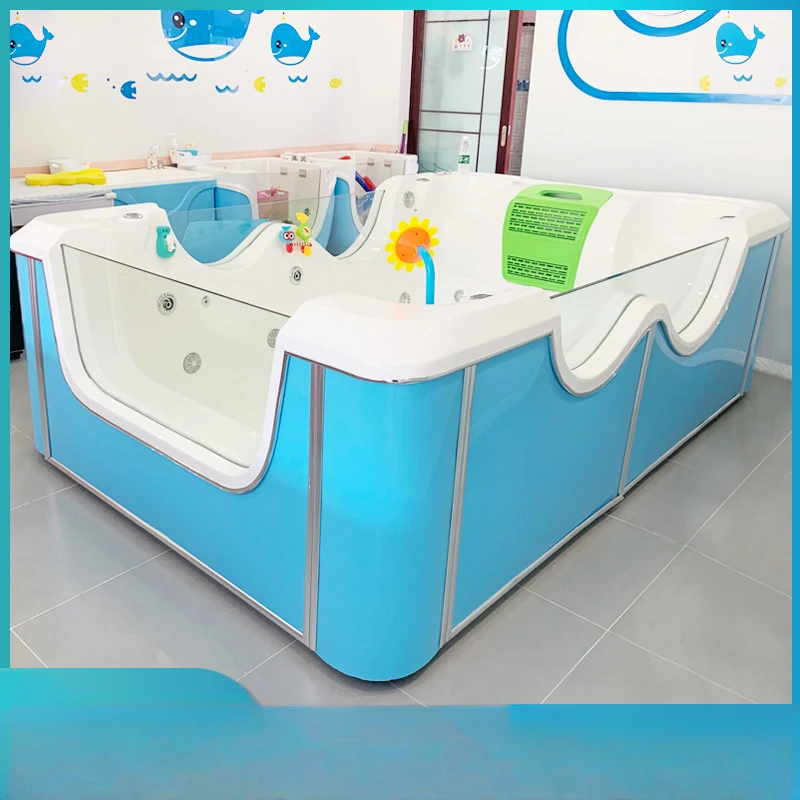 Infant and children's swimming pool, commercial large acrylic bathtub constant temperature heating