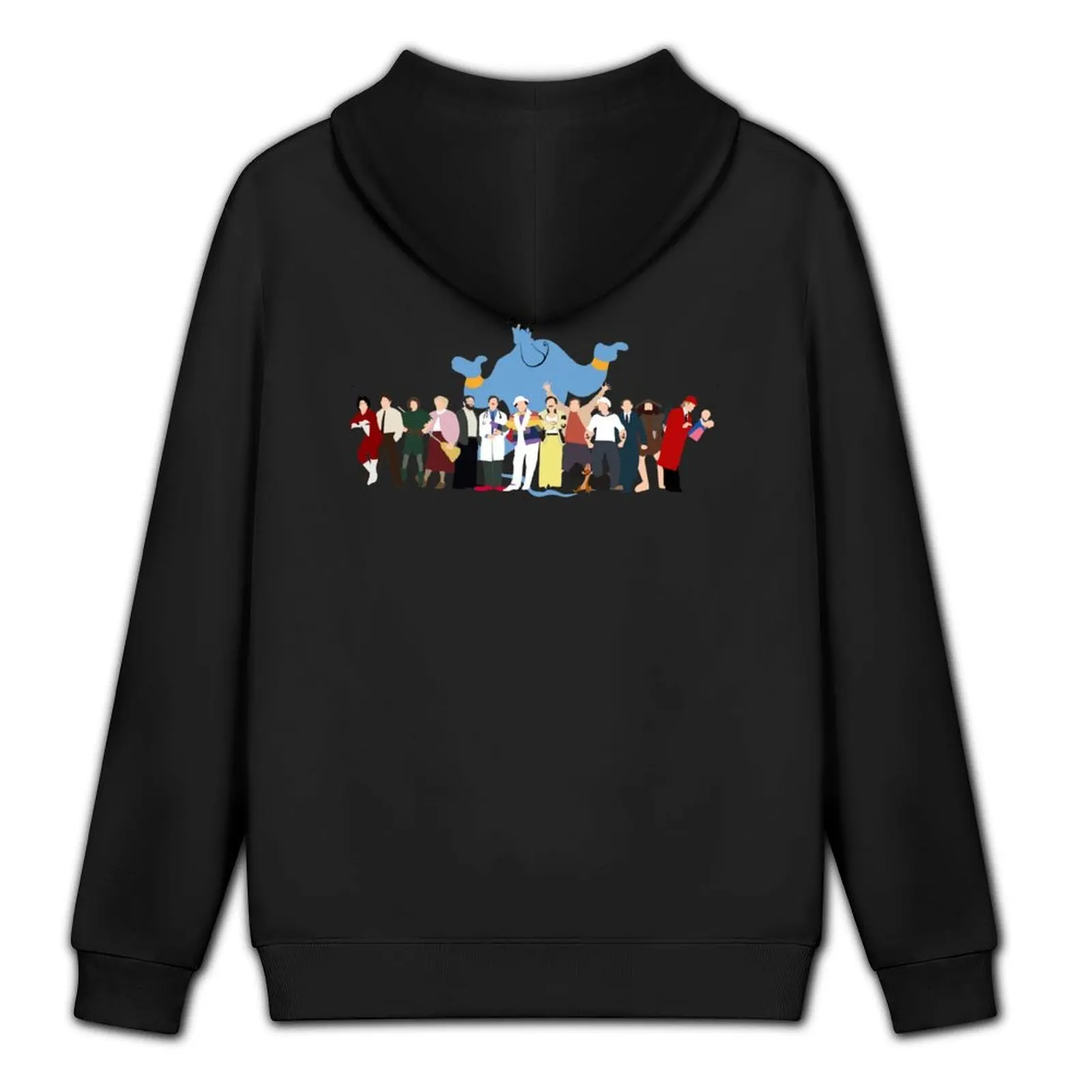 NO BACKGROUND Even More Minimalist Robin Williams Character Tribute Hoodie anime clothing fashion men graphic hoodies