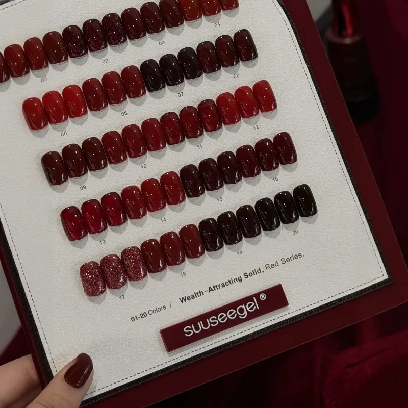 20 Colors Red Brown Nail Polish Gel 12ml Autumn Collection Semi Permanent Soak Off UV LED Vanrish For DIY Manicure Nail Supplies