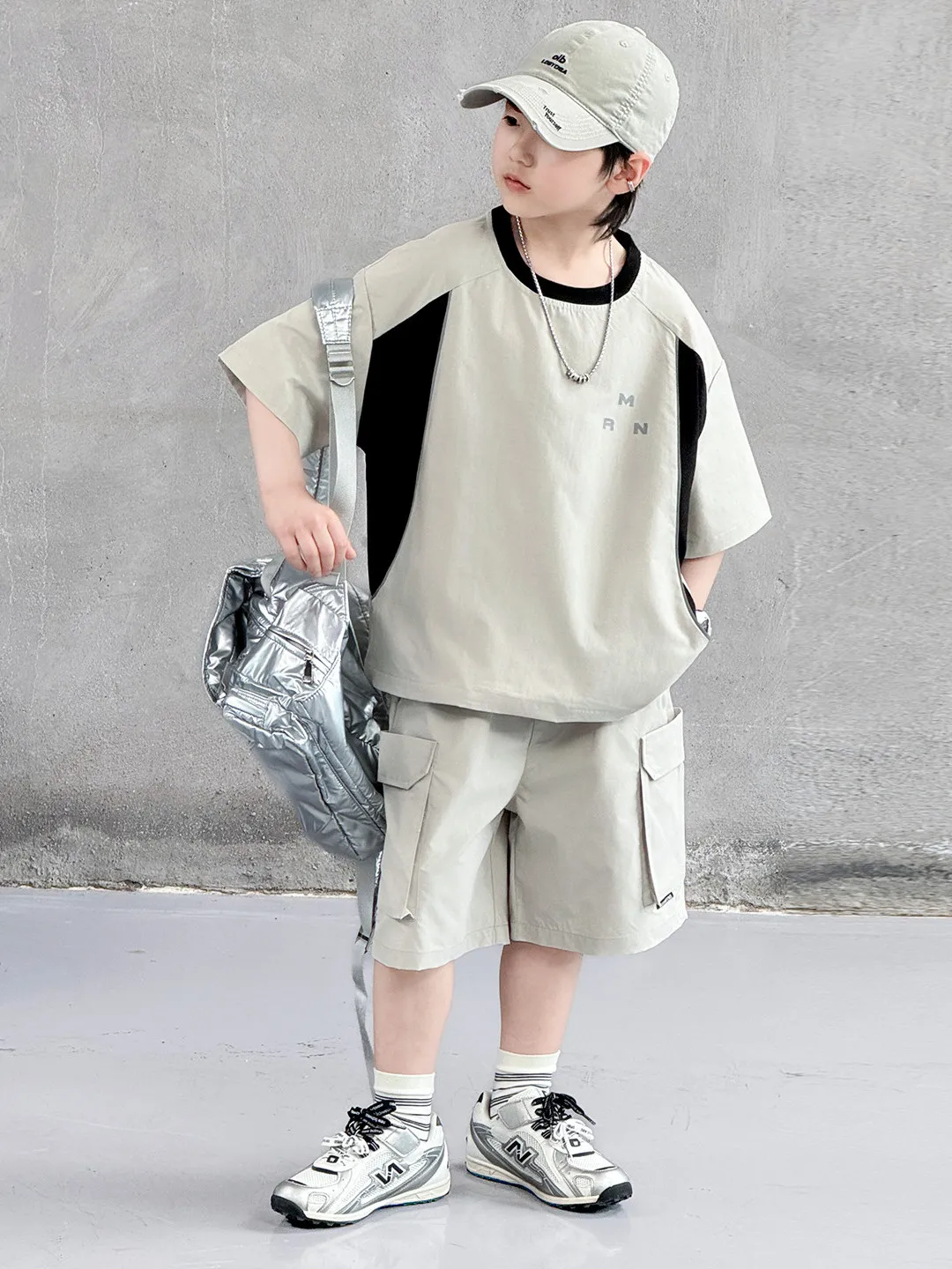 boys-summer-outfit-short-sleeve-workwear-set-loose-fit-sporty-two-piece-trendy-new-2026-model-moisture-wicking-cool-sensation