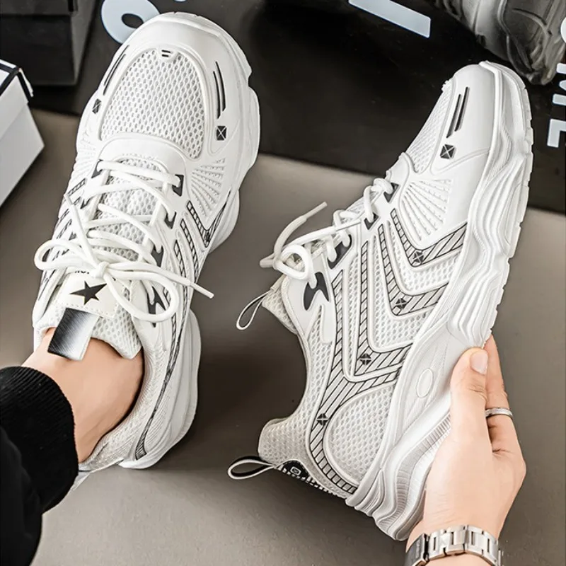 

Shoes for Men Breathable Mesh Casual Sneakers Outdoor Casual Run Shoes Comfort Wear-resistant Tennis Mens Shoes Кроссовки Мужски