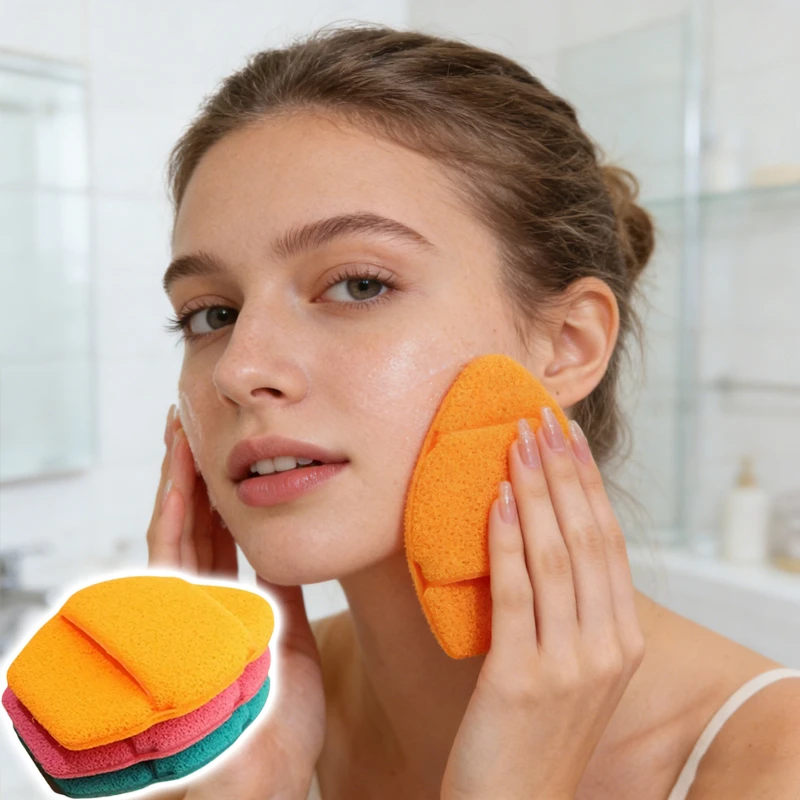 

Extra Large Facial Cleaning Puff Sponge Giant Thick Deep Clean Sponge Expands with Water Bath Scrubber Mitt for Body