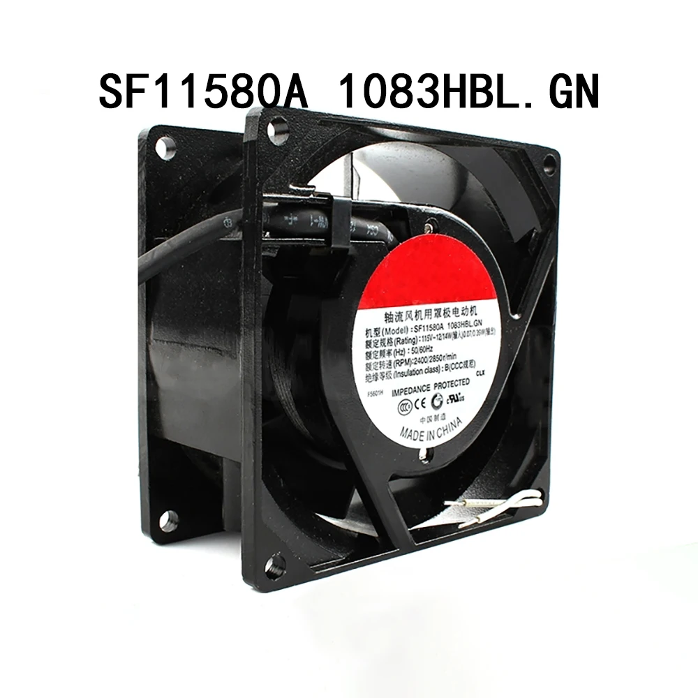 Long-Lifespan Server Silent Case cooling fan SF11580A 1083HBL 80*80*38mm 0.13A Compact radiator