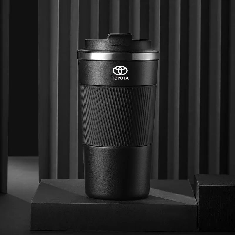 

Car Coffee Cup 304 Stainless Steel Car Thermos cafe Mug 510ML For Toyota Camry Corolla C-hr Rav4 Yaris