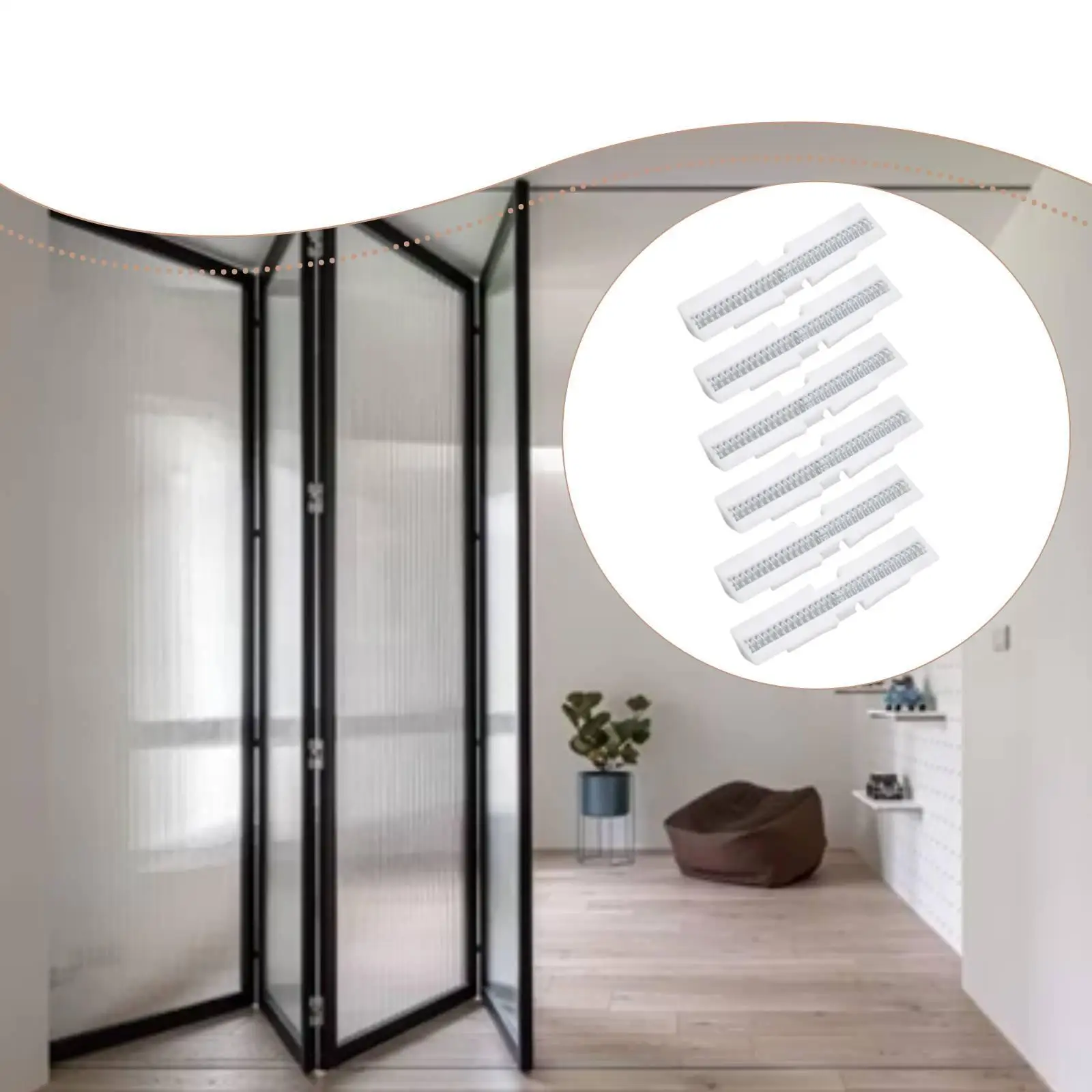 Adjustable Wardrobe Door Spring Bifold Sliding Track Kit Closet Door Hardware for Smooth Automatic Sliding Mechanisms
