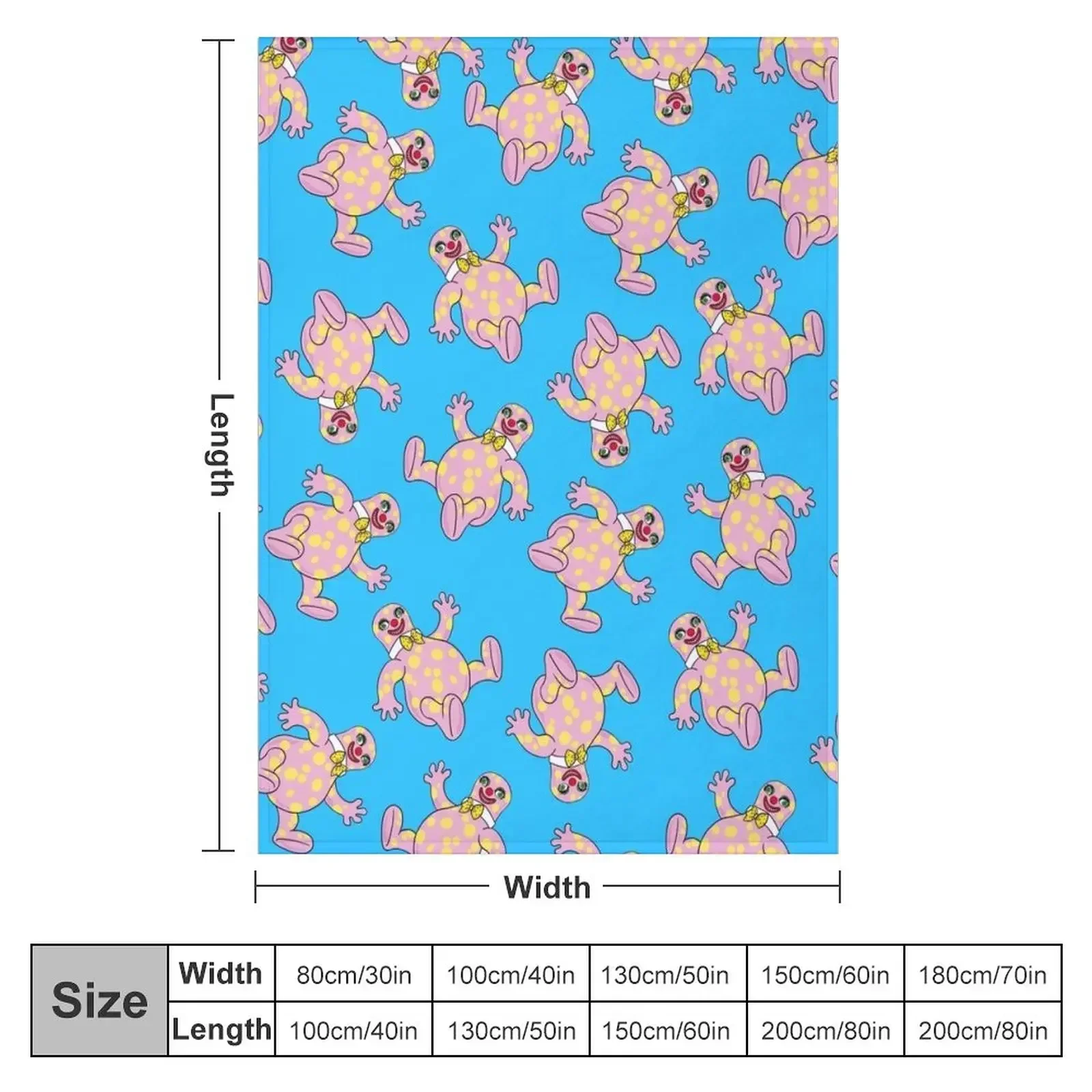 Blobby Blobby Blobby Throw Blanket Large funny gift Decorative Beds Baby Blankets