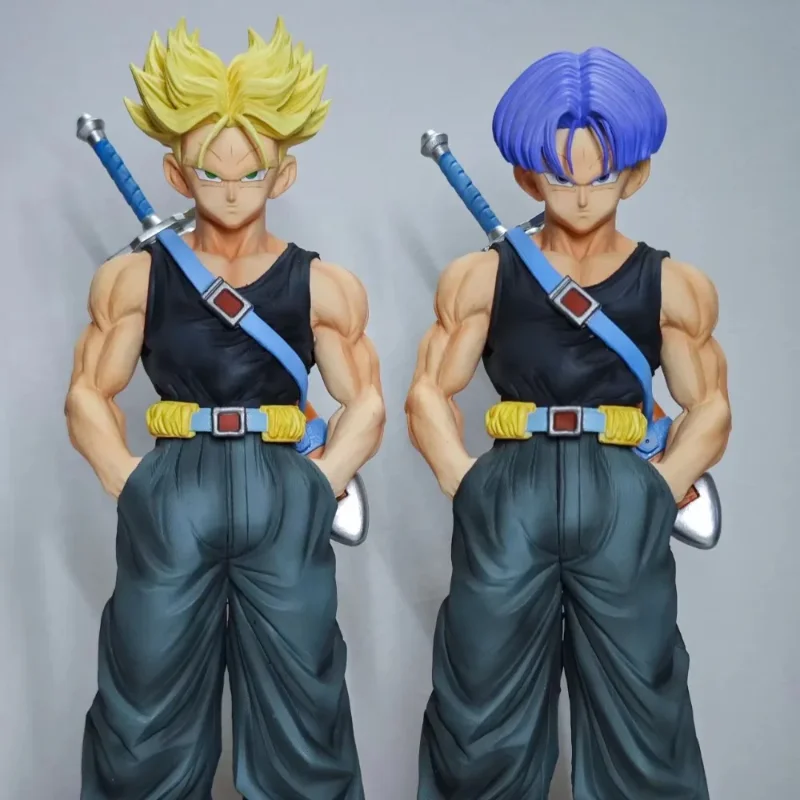

Anime Dragon Ball Anime Z Fighters Trunks Two Heads Action Figures PVC Statue Collection Decor Model Toys Gifts 26cm