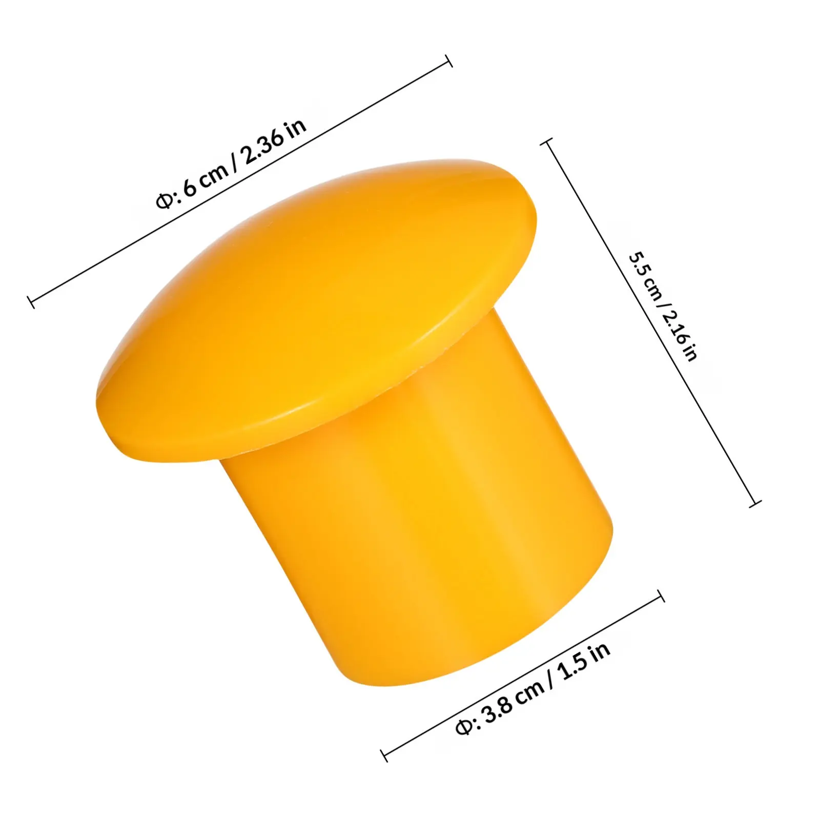 30Pcs Rebar Safety Caps Durable Plastic Mushroom Covers Reinforced Protective End Caps for Construction Industry Rebar - view 2