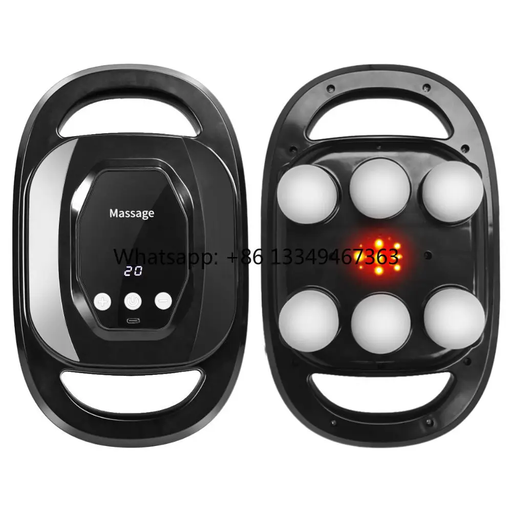 

Latest Body Mini Portable 6 Heads Strong Power Arm Leg Fascial Electric Percussion Massage