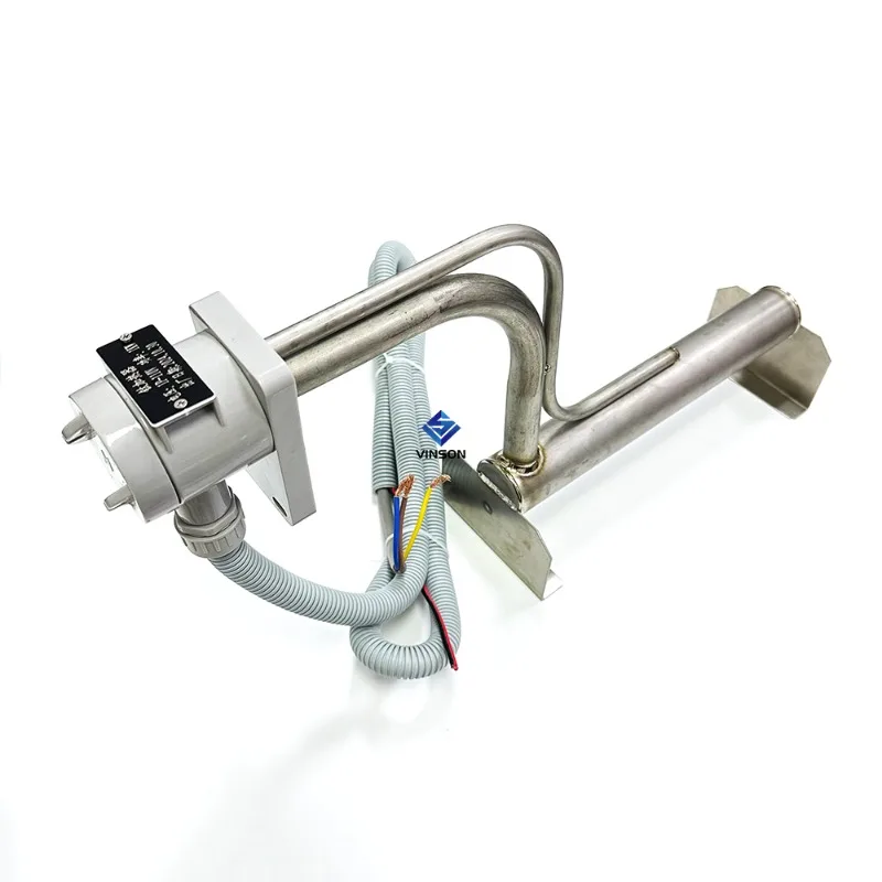 110VL shape titanium ss316 industrial immersion heater electroplating chemical heater for hard chrome plating