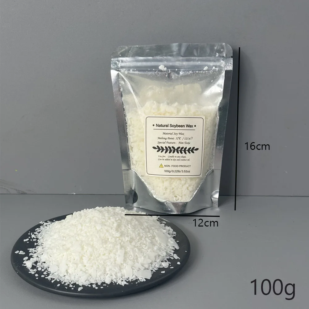 Paraffine pure de soja, matériau d'avertissement pré-soja, pigments de noyau, aromathérapie, bricola