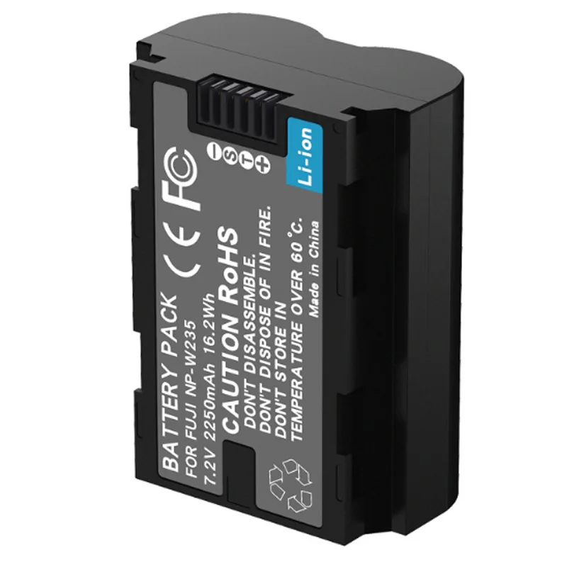 고품질 신형 NP-W235 카메라 배터리 7.2V 2250mAh 후지필름 후지 X-T4 GFX 100S X-T5 X-H2 GFX50SI 카메라용