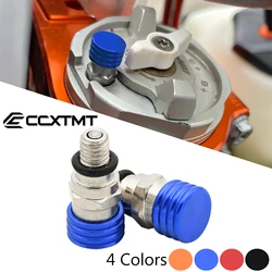 M5x0.8 Bleed Waterproof Front Fork Bleeder Relief Valve For Yamaha YZ TTR WR 125 250 450F Suzuki DRZ RM RMX RMZ Kawasaki Honda