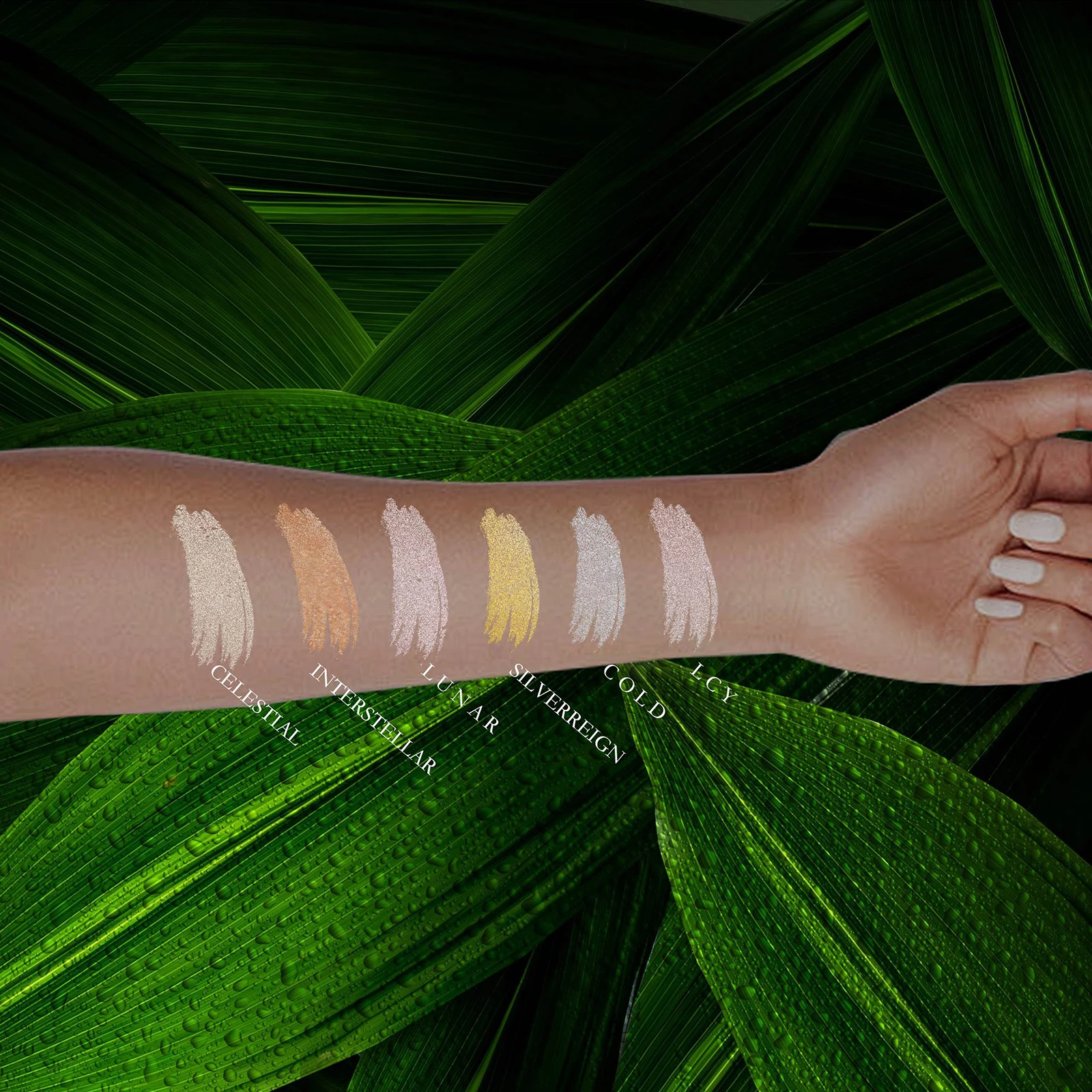 

GROEI 30ml Multi-Use Glitter Gel Body Oil 5 Colors Shimmering, Silky & Non-Sticky Festival Makeup & Body Highlight Luminizers