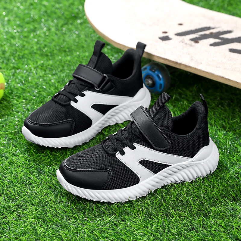 

Summer Hot Selling Simple Childrens Casual Shoes Breathable Outdoor Comfortable Running Shoes Lightweight Elastic Sports Shoes