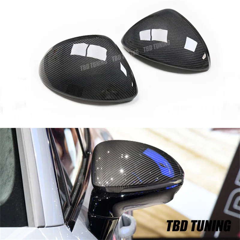 

Real Carbon Fiber Side Mirror Cover For Porsche Cayenne 957 958 9Y1 2011-2022 Add On Rear View Mirror Cover