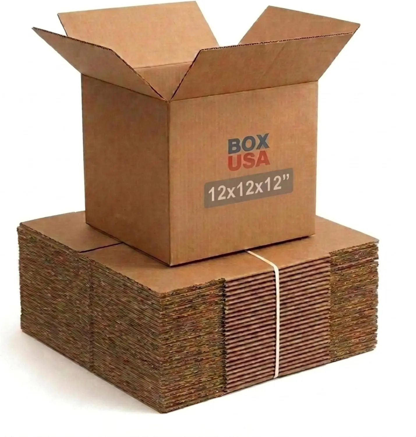 

Corrugated Cardboard Box 12x12x12 for Moving Mailing Packing Storage, 25-Pack