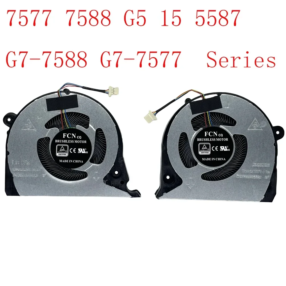 

Replacement New CPU+GPU Cooling Fan for Dell Inspiron 15 7577 7588 G5 15 5587 G7-7588 G7-7577 Series DFS2000054H0T Fan