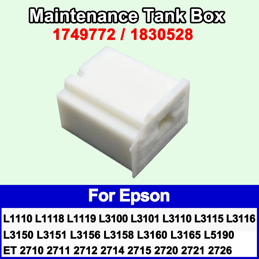 1830528 1749772 Maintenance Waste Ink Tank For EPSON L3100 L3101 L3110 L3115 L3116 L3150 L3151 L3156 L3158 L3160 L3165 Waste Box