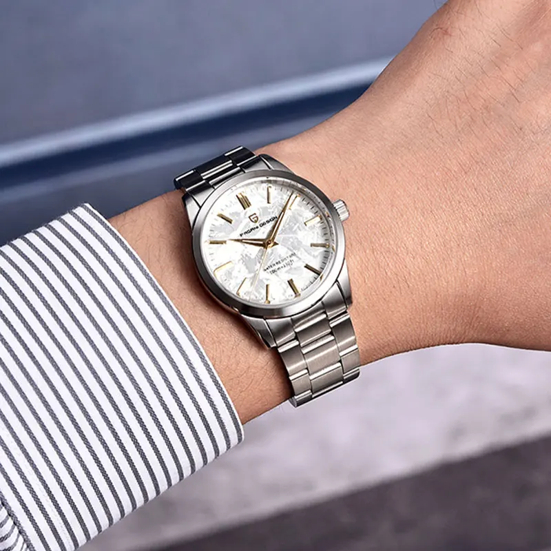 PAGANI DESIGN 40mm Men's Watches Top Brand Waterproof Clock Quartz Wristwatch For Men Sapphire Glass Stainless Steel Chronograph
