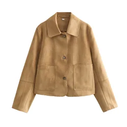 Women's Suede Jacket For Women