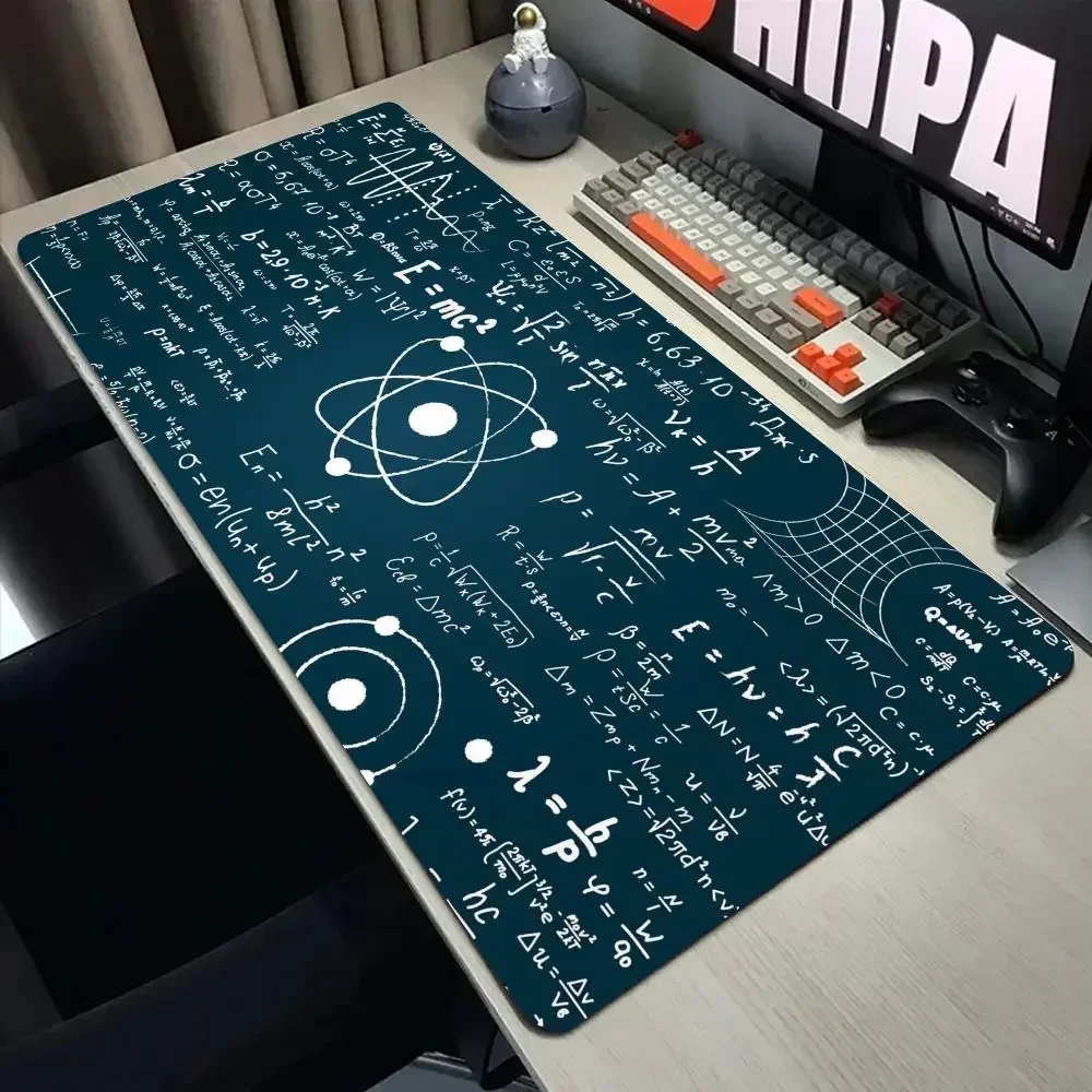 Hot Sell Science Formula Mouse Pad Desk Cute Math Cushion Extended Gaming Keyboard Mats Large Gamer Non-Slip Mausepad 900x400