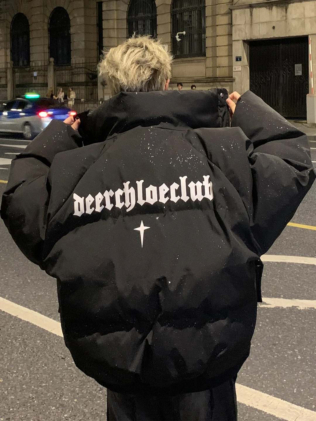 

Утепленная мужская куртка с воротником-стойкой из пуха и хлопка в американском уличном стиле, зимняя модная коллекция GPOUHO/High Waven