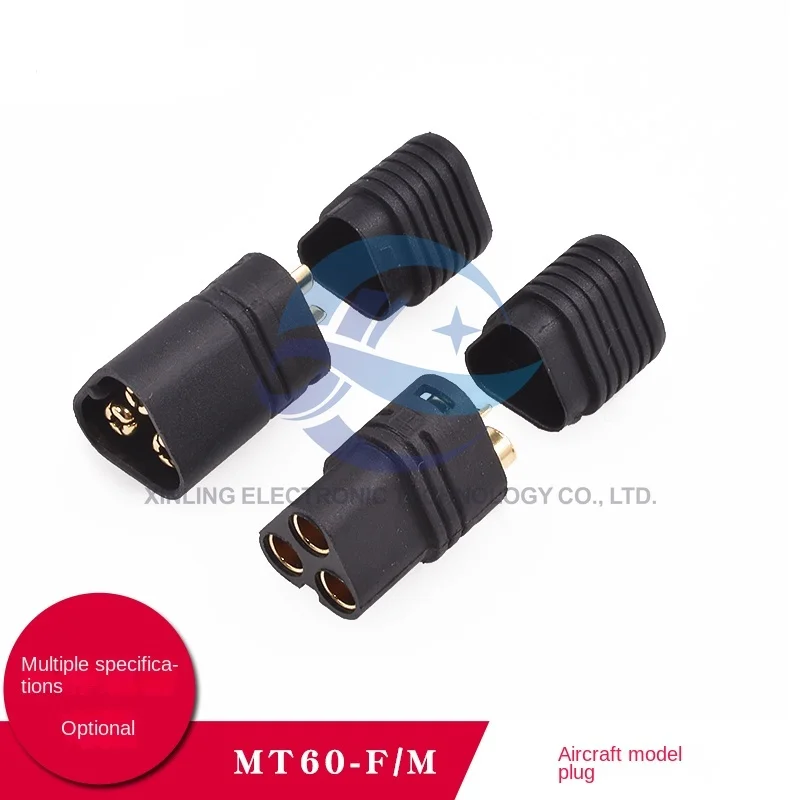 MT60-M/F three-plug aircraft model battery control connector three-phase electromechanical docking jack