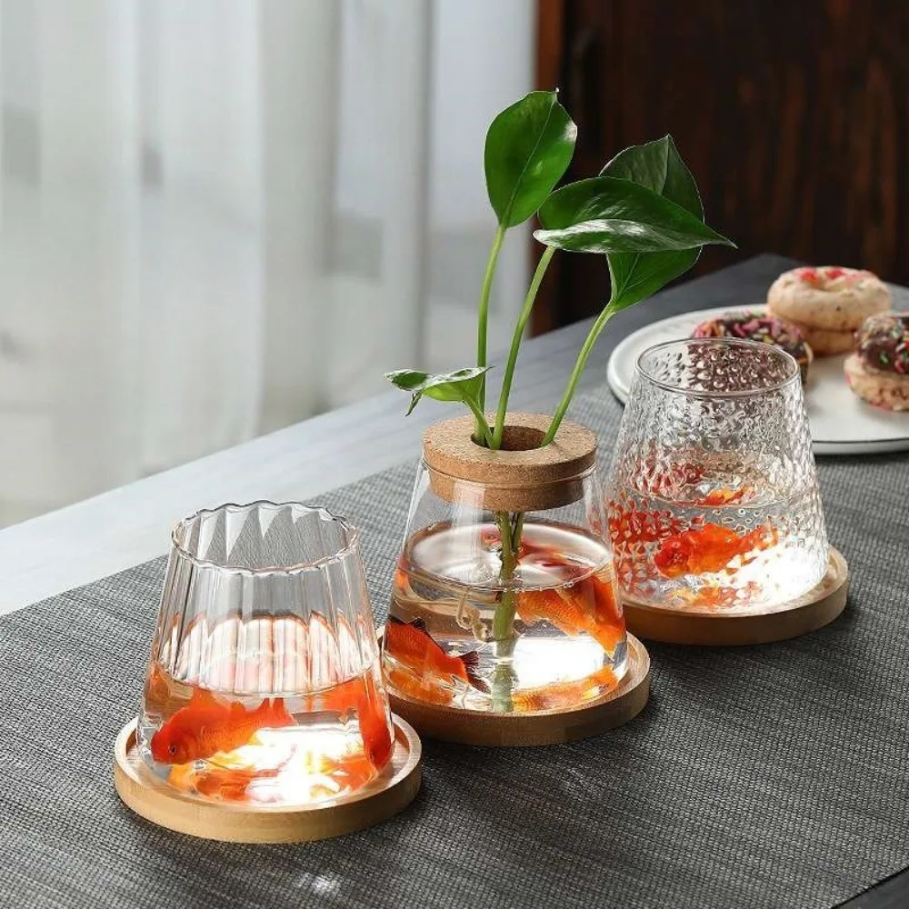 Kreative Glas Hydrokultur Vase Pflanzer Vermehrung Station Vase Transparente Kleine Vase für Home Dekoration Elegante Tisch Dekor