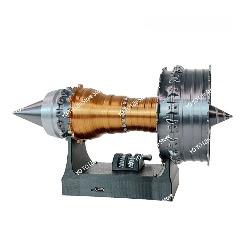 Picture 5: Turbofan Engine Tr900 Model Jet Engine Model Creative Tabletop Ornament