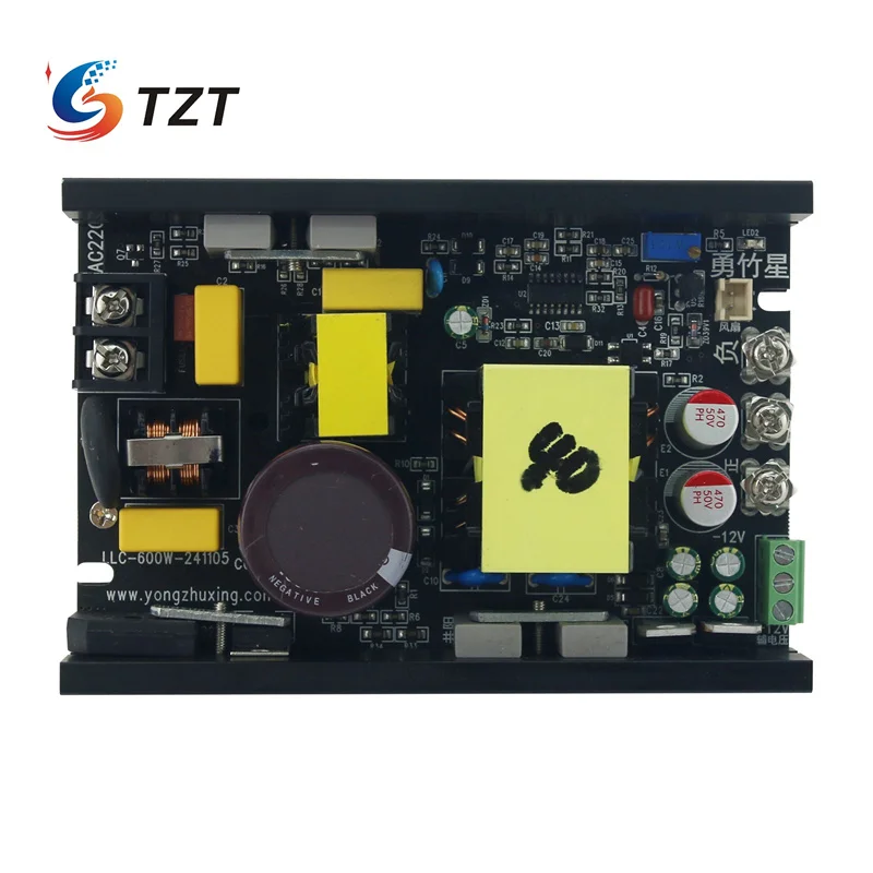 

TZT 600W (±24V/±32V/±40V/±48V/±56V/±64V/±72V Main Voltage) LLC Switch Power Supply Module Dual Power Supply for Power Amplifier