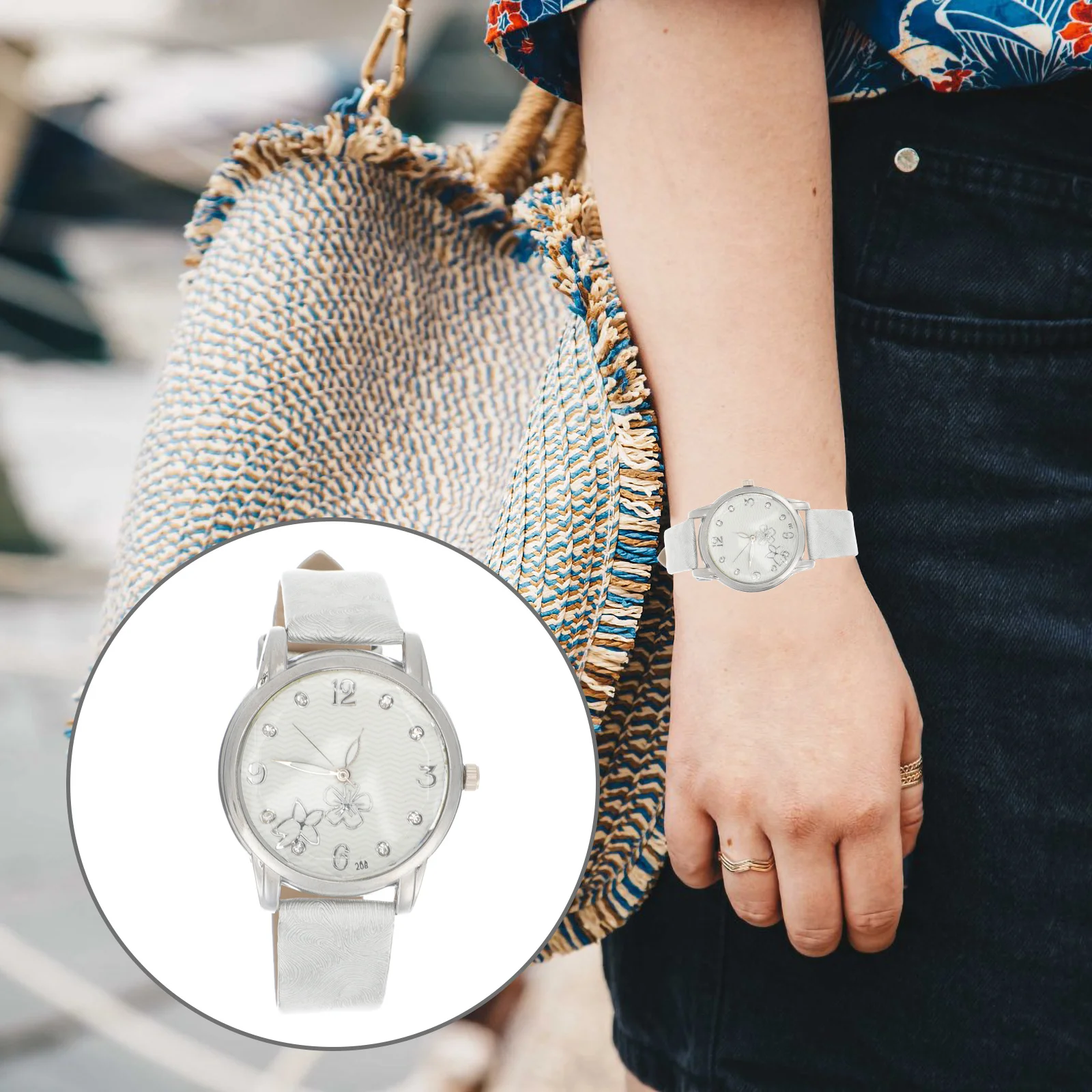 

Women Band Watch Exquisite Fashion Lightweight Wristwatch Ideal Gift for Daily Or Business Women's Wrist Watches