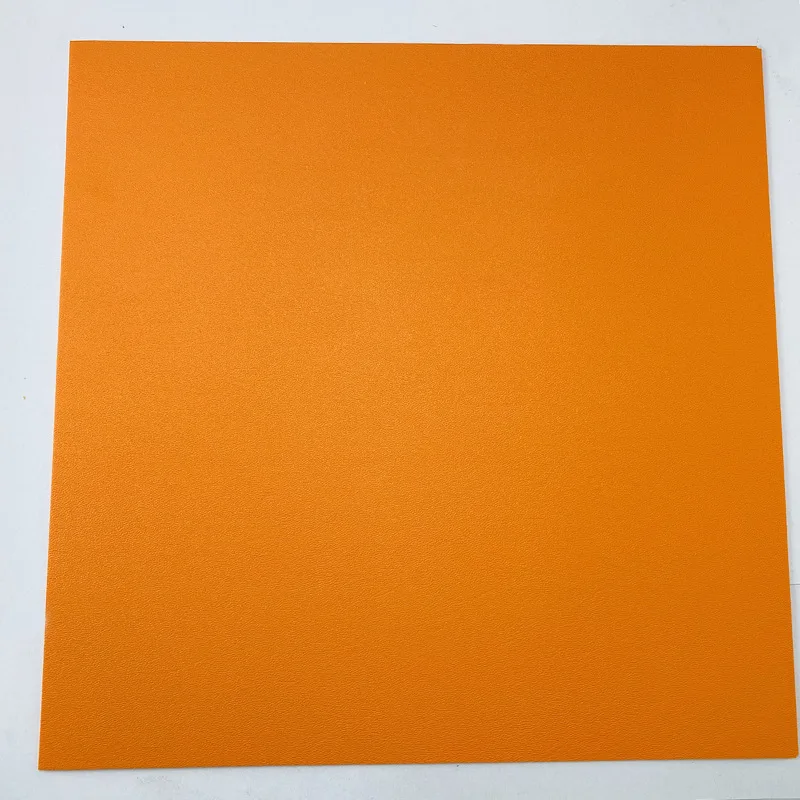 1pc 3 Sizes Orange Color KYDEX Thermoplastic Sheet Board K Thermoform Sheet K-Board For Sheath Scabbard Holsters DIY Making