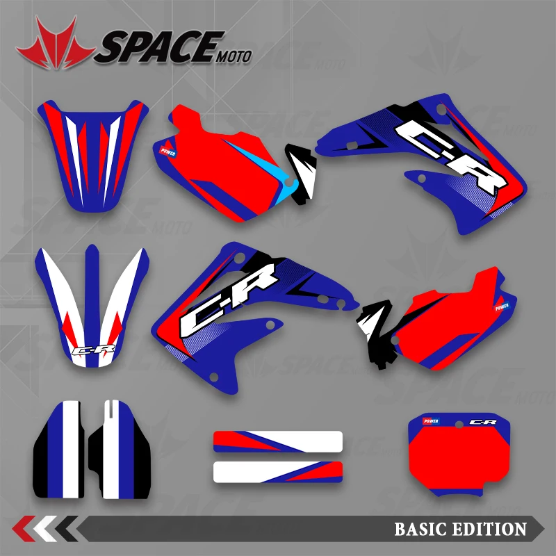 

SPACE For Honda 03-12 CR85 Customized Team Graphics Backgrounds Decals Custom Stickers