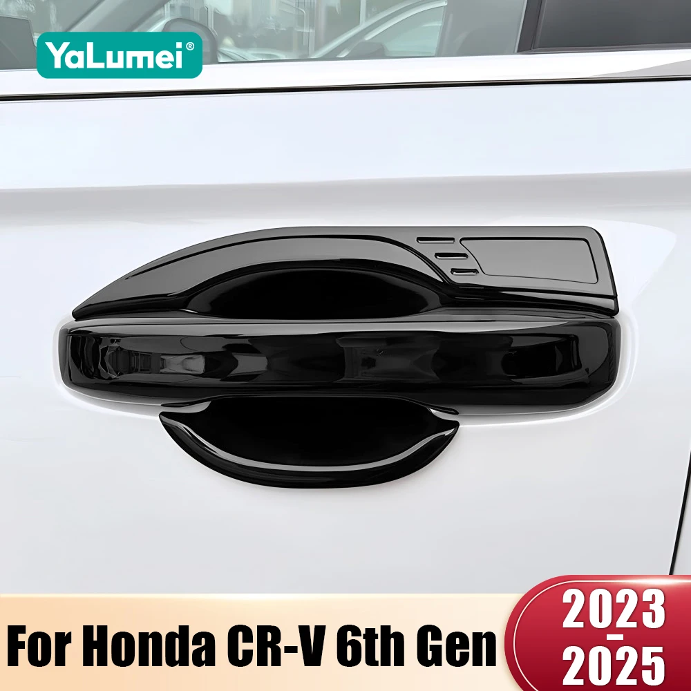 

Для Honda CR-V 6-го поколения 2023 2024 2025 CRV Гибридный ABS дверная ручка автомобиля Крышка чаши Накладки Наклейки Защитные украшения Аксессуары