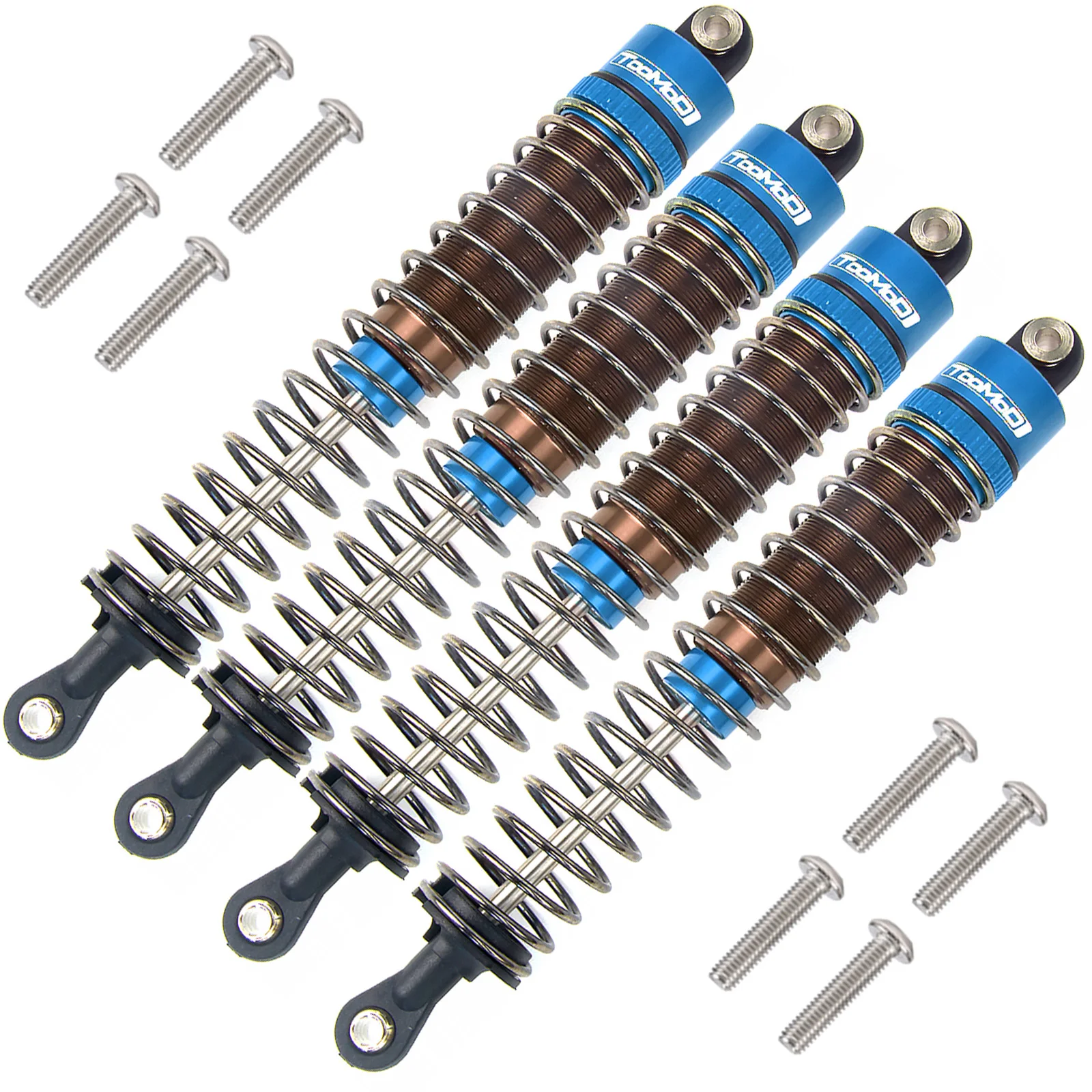 1/10 RC Olie gevulde Schokdempers kit voor Tamiya Bullhead SuperClod Buster Axiale SCX10 D90 TRX4 Truck Crawler Upgrade Onderdelen