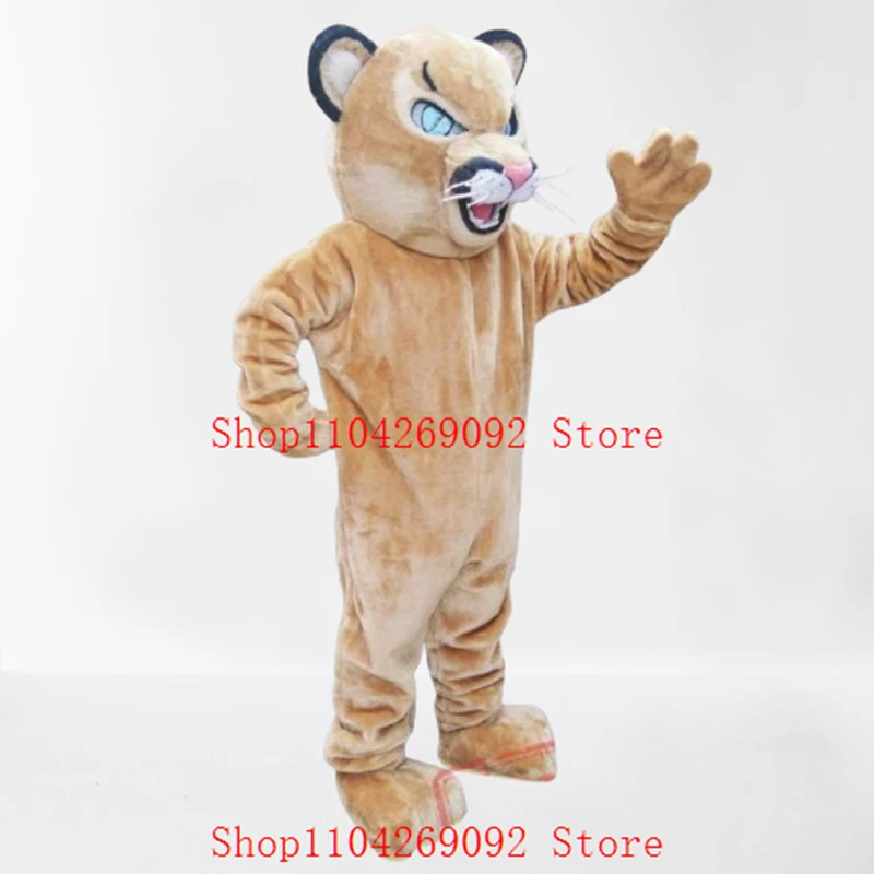 

New Furry Fursuite Adult Cougar Mascot Costume Cartoon Cosplay Costumer Birthday Party Event Advertising Suite the freak circus