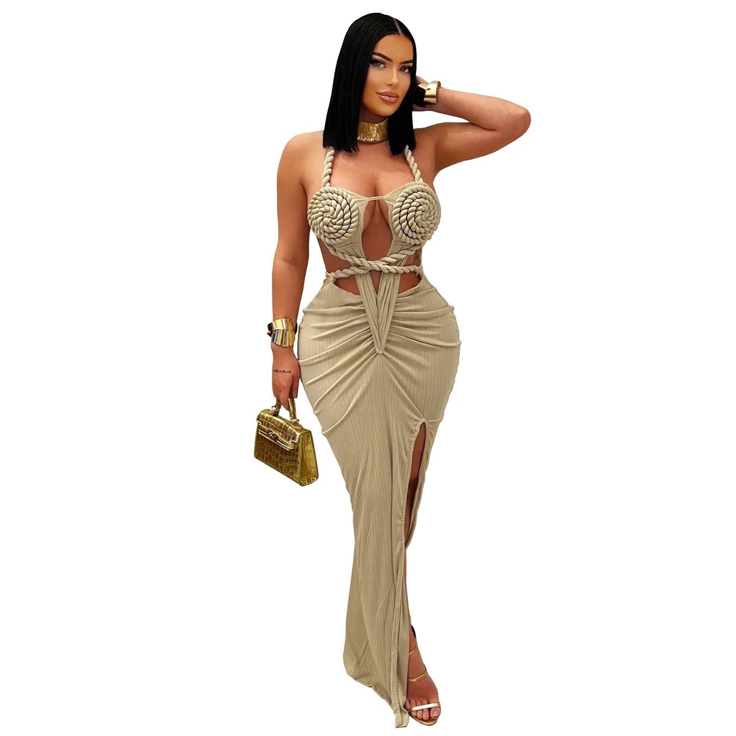 fashion rope dress Swimsuit Seashore Rope Dress – Geeda J Fashion Boutique