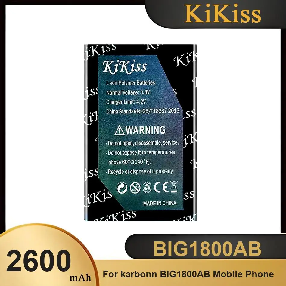 

Аккумулятор для мобильного телефона BIG1800AB, сменные батареи для мобильных телефонов Karbonn BIG1800AB