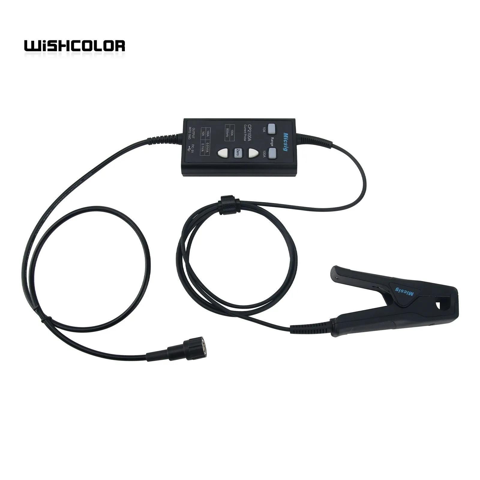 Micsig CP2100A 800 كيلو هرتز 10A/100A التيار المتناوب تيار مستمر التحقيق الحالي USB بالطاقة لراسم الذبذبات مع واجهة BNC