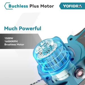 8 بوصة فرش المنشار الكهربائي اللاسلكي زيوت التشحيم المحمولة حديقة قطع الخشب سجل بالمنشار أداة كهربائية لبطارية ماكيتا 18 فولت أعلى 8 مبيعات منشارا كهربائيا - No2