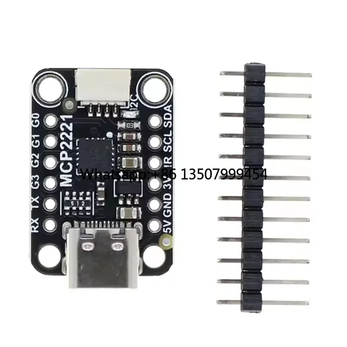 MCP2221A USB to GPIO I2C Module Versatile Electronic Components for Data Communication