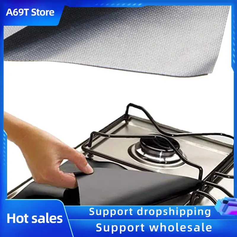 

A69T 2X Масляная подушка для газовой плиты Устойчивый к высоким температурам защитный коврик для газовой плиты Подушка для чистки плиты Необходимо открыть ваши собственные отверстия