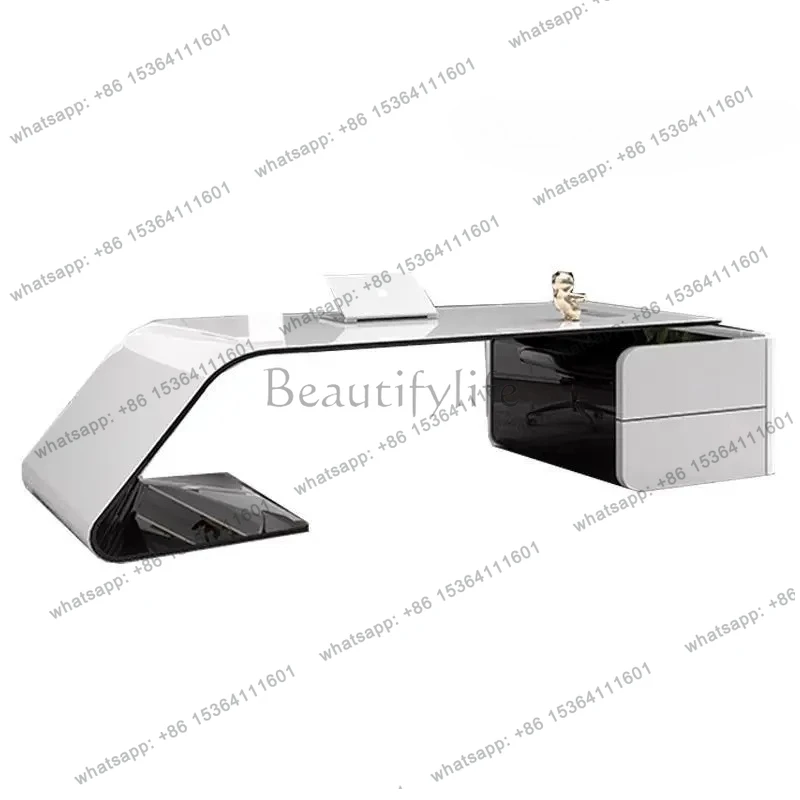 

Уникальный дизайнерский офисный стол, компьютерный игровой рабочий стол для конференций, офисный стол Boss, необычное чтение, винтажный