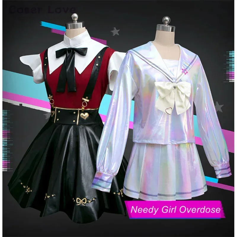 Needy Girl Overdose/Needy Streamer Sovraccarico Ame KAngel Carnevale Abiti da festa di Natale Costume cosplay di Halloween