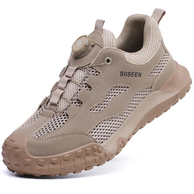 

Indestructible Safety Boots Summer Safety Shoes Men Big Mesh Breathable Steel Toe Work Shoes Security Protection Work Sneakers