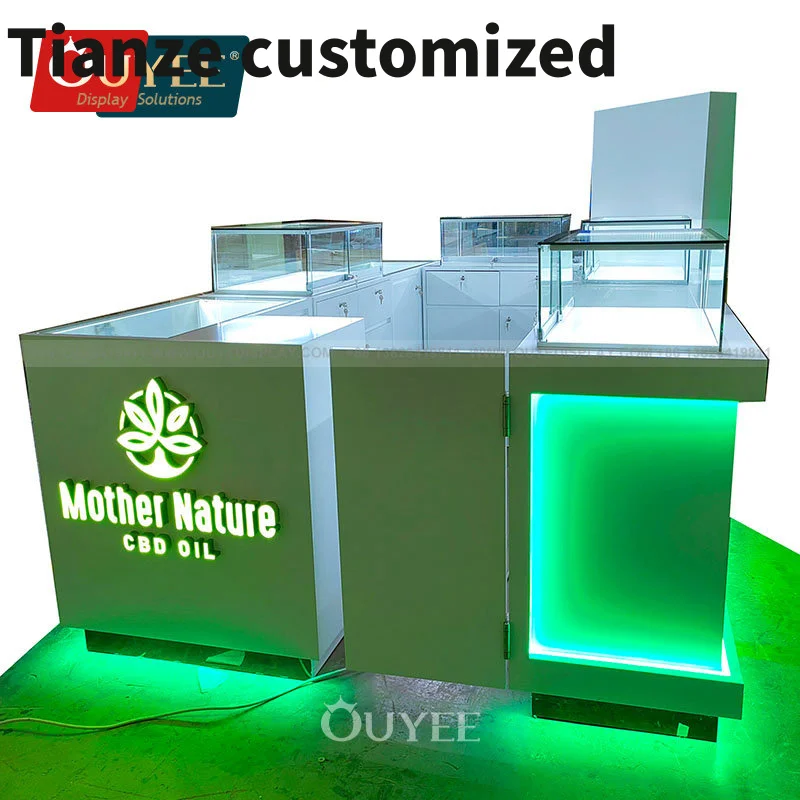 

Customized-Commercial Furniture Shop Showcase Smoke Shop Counter Display Showcases Smoke Shop Display